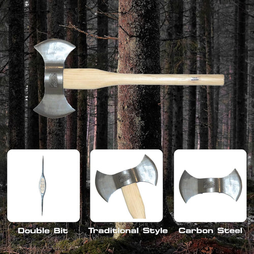 Prandi 2.65-Lb Double-Bit Throwing Axe