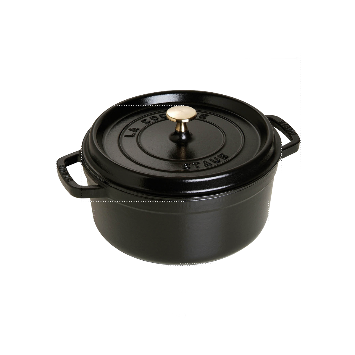 STAUB Round Cast Iron Dutch Oven – 4 Qt