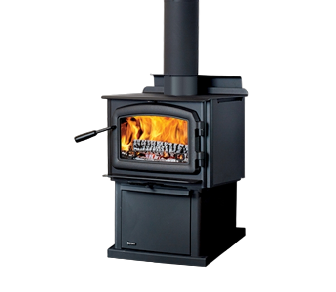 Regency Classic F1150 Small Wood Stove - Classic Pedestal Base