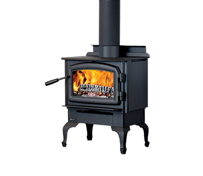 Regency Classic F1150 Small Wood Stove - Black Legs