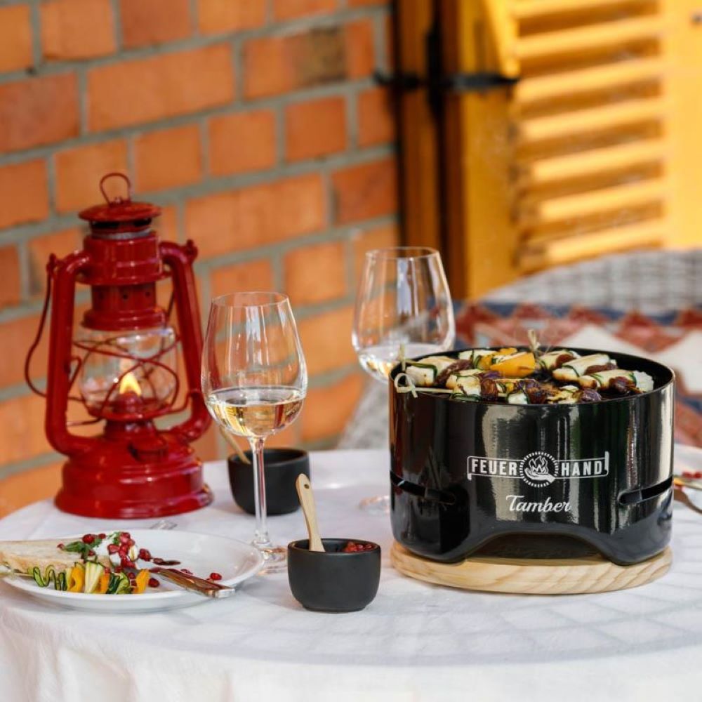 Feuerhand Tamber Tabletop Charcoal Grill | Lehman's