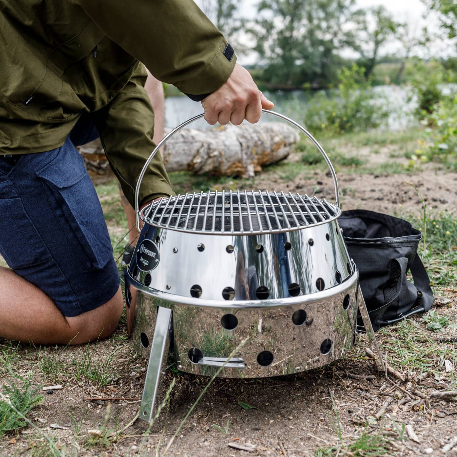 Petromax Atago Camp Grill and Fire Bowl | Lehman's
