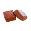 Two pieces of handcrafted creamy chocolate fudge with a smooth, rich texture, featured in Kitchen & Food, Snacks and Sweets, USA Made, Best Sellers, and Promo Eligible collections.