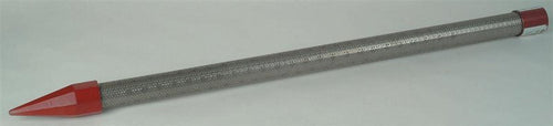 Rugged ductile iron drive point with a stainless steel jacket and bright red protective tips, designed for use with galvanized steel pipe in water pump and well drilling applications, part of Appliances, Water Pumps, Pump Parts and Tools, Best Sellers, and Promo Eligible collections.