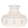 Aladdin Blue Rose Glass Oil Lamp Shade