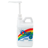 64-ounce white jug of lemon fresh liquid laundry detergent with pump dispenser, biodegradable and phosphate free, featured in Home & Decor, Laundry Supplies, USA Made, Best Sellers, and Promo Eligible collections.