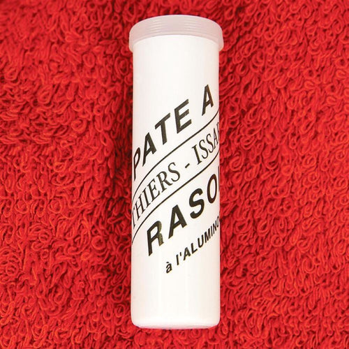 White cylindrical container of paste used for lubricating and gently sharpening leather strops, featured in Health & Wellness, Grooming and Personal Hygiene, Best Sellers, and Promo Eligible collections.