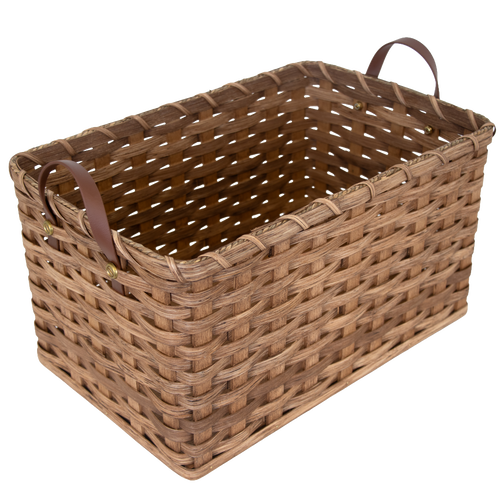 Amish-Made Handwoven Toy Basket