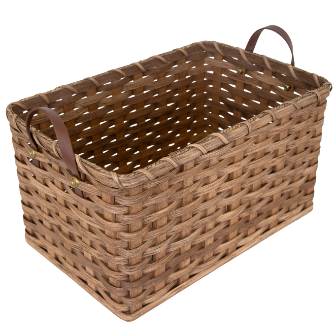 Amish-Made Handwoven Toy Basket