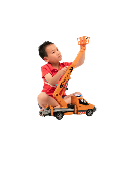 Bruder Toys MB Sprinter Work Platform with Light & Sound