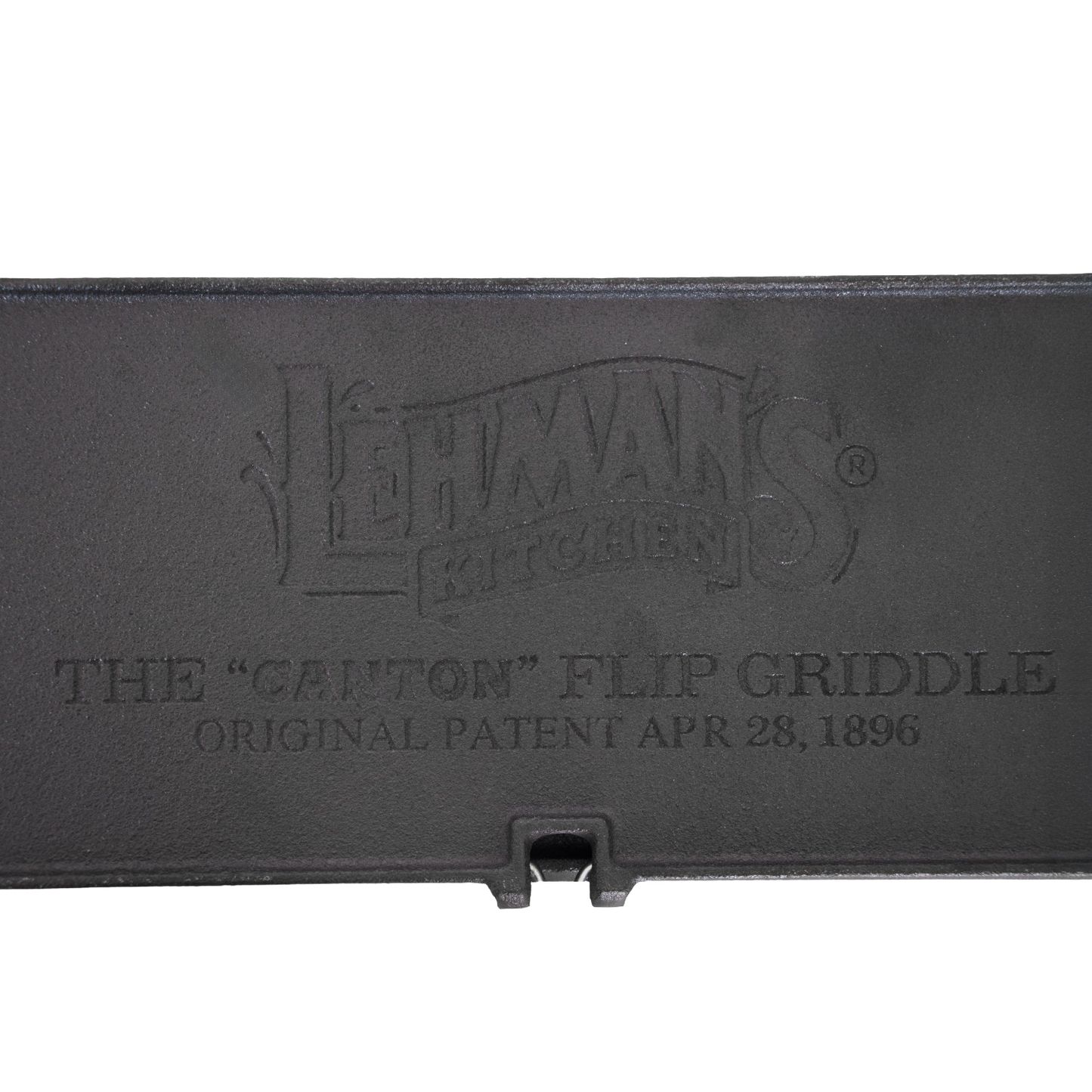 Lehman's Kitchen Family-Size Cast Iron Flip Griddle & Sandwich Press