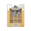 Three-piece children's flatware set with a fork, knife, and spoon, crafted from durable stainless steel, designed for little hands, ideal for Kitchen & Food, Dinnerware, and Best Sellers collections.