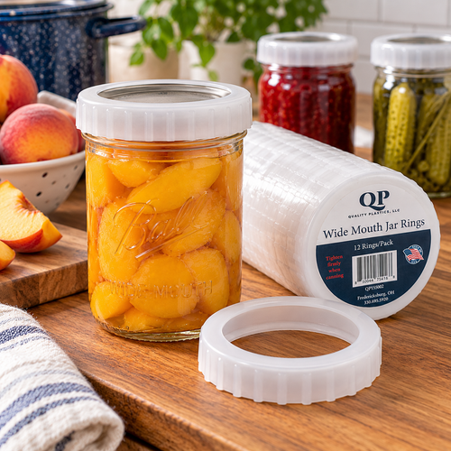 Plastic Canning Jar Bands for Regular or Wide Mouth Jars – 12 pk