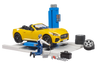 Bruder Toys bworld Car Service Centre with Roadster