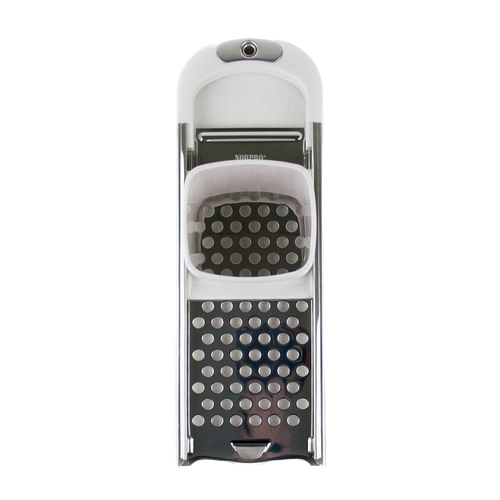 Handcrafted Spaetzle Maker grater with sliding square hopper, made of durable plastic and metal, perfect for Kitchen & Food, Cookware, Baking Supplies, and Best Sellers collections.
