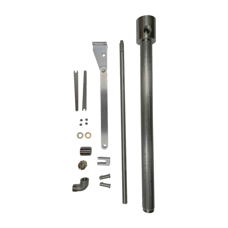 Standard height deep well pump head assembly kit with durable metal components designed for easy installation and reliable water access, included in USA Made and Water Pumps collections.