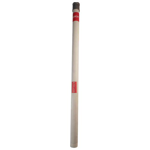Handcrafted white PVC drop pipe with red labeled connection points, made in USA, designed for deep well pumps in water pump, Appliances, USA Made, and Pump Parts and Tools collections.