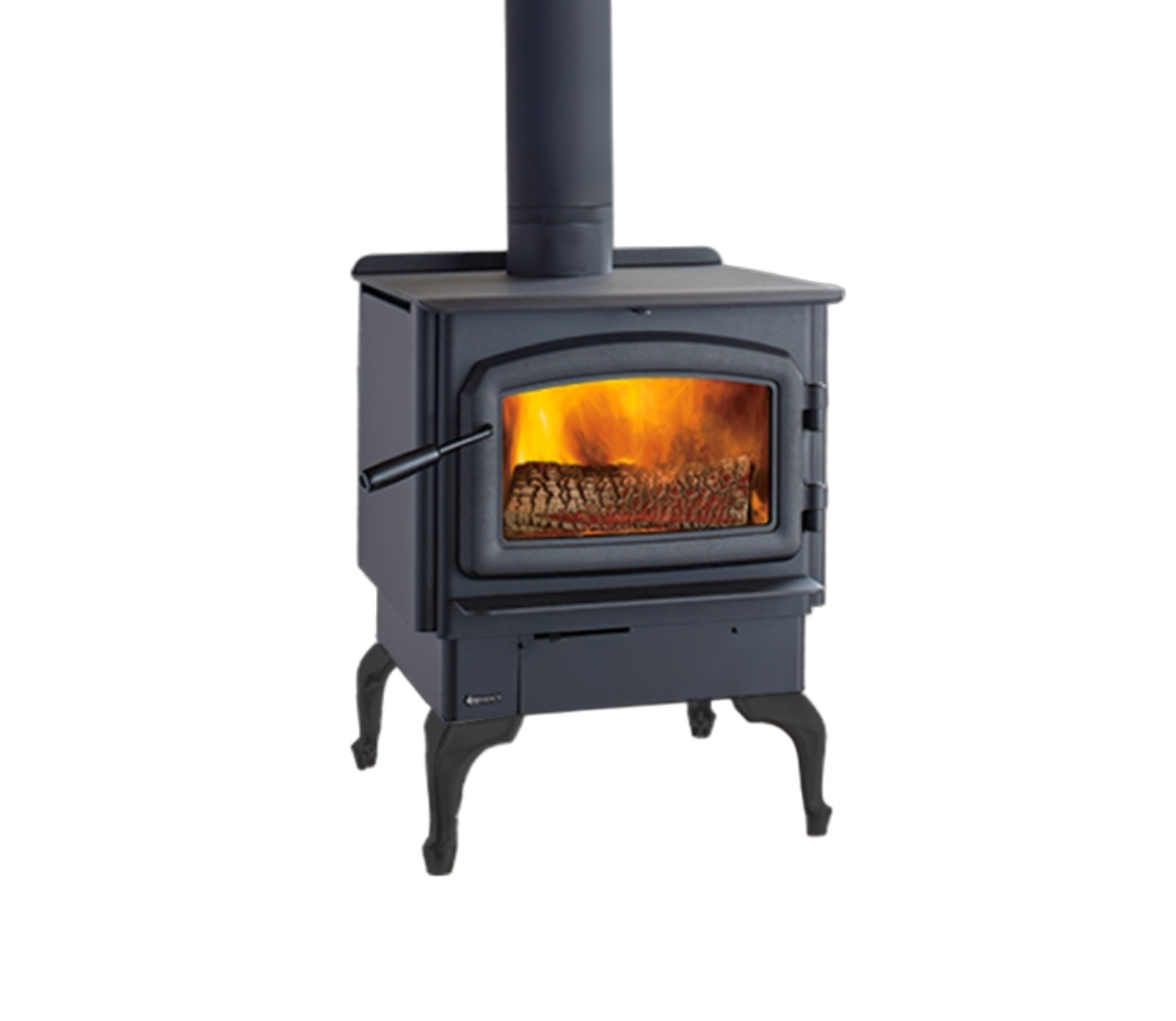 Regency Classic F2450 Medium Wood Stove - Black Legs