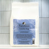Handcrafted lavender-scented laundry powder with a concentrated, low-sudsing formula made in USA, biodegradable and gentle on delicate fabrics, featured in Home & Decor, Soaps and Soapmaking, Laundry Supplies, Laundry Soaps and Softeners, USA Made, Best Sellers, and Promo Eligible collections.