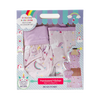 Colorful boxed set featuring a youth apron, chef hat, and oven mitt with rainbows and unicorns design, perfect for kids’ cooking and arts projects in Kitchen & Food and Children’s Toys collections.