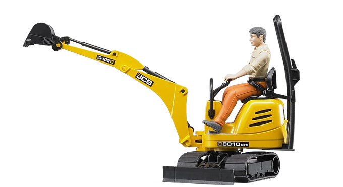 Bruder Toys JCB 8010 CTS Micro Excavator with Worker