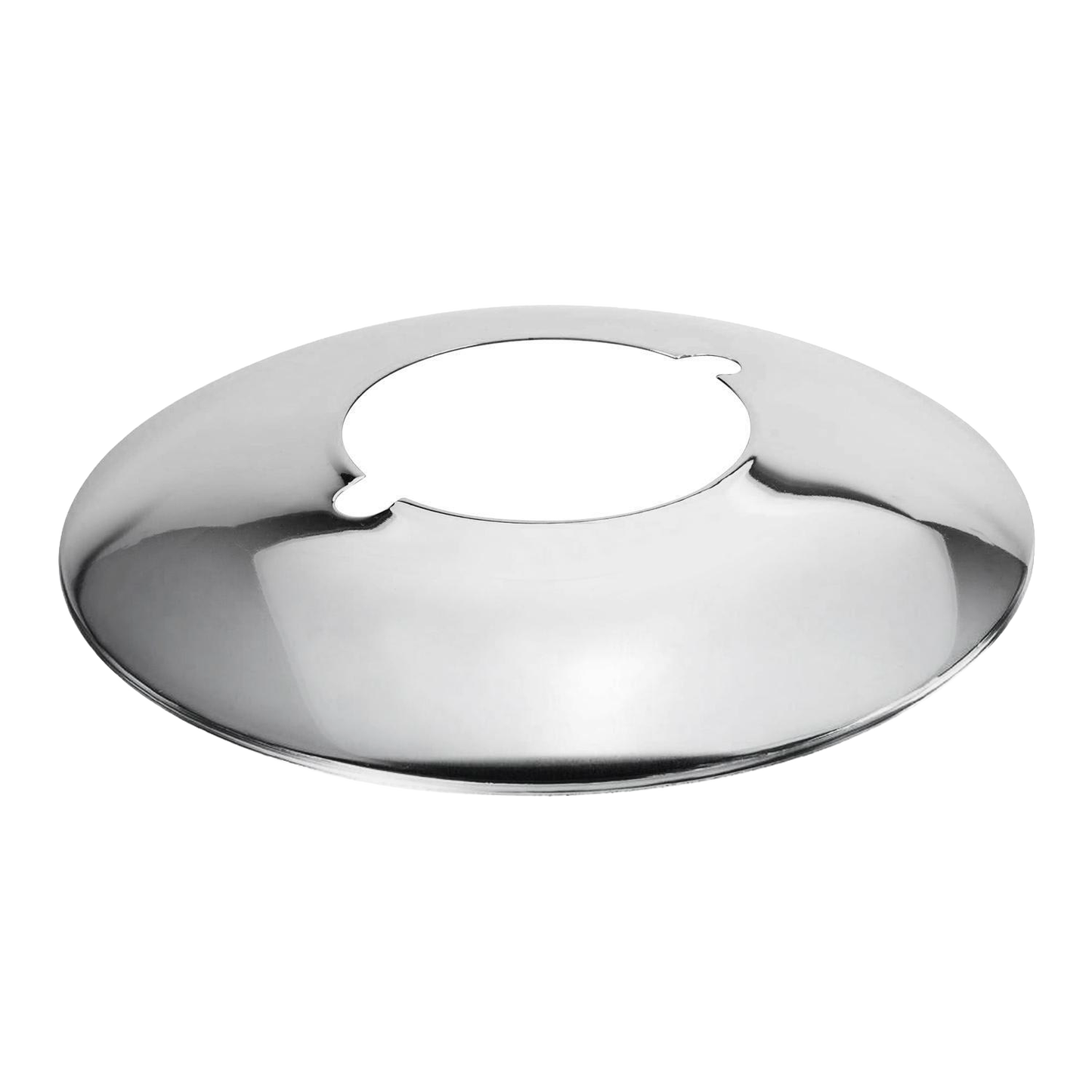 Polished metal top reflector designed to direct and enhance light from pressure lamps, suitable for lamps and lighting parts, accessories, and best seller collections.