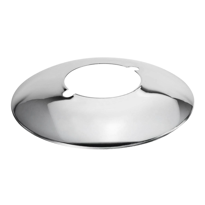 Polished metal top reflector designed to direct and enhance light from pressure lamps, suitable for lamps and lighting parts, accessories, and best seller collections.