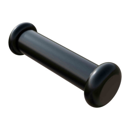 Black durable rubber pitless connector sleeve designed for deep well pump heads, compatible with standard height wells, ideal for water pumps and USA Made collections.
