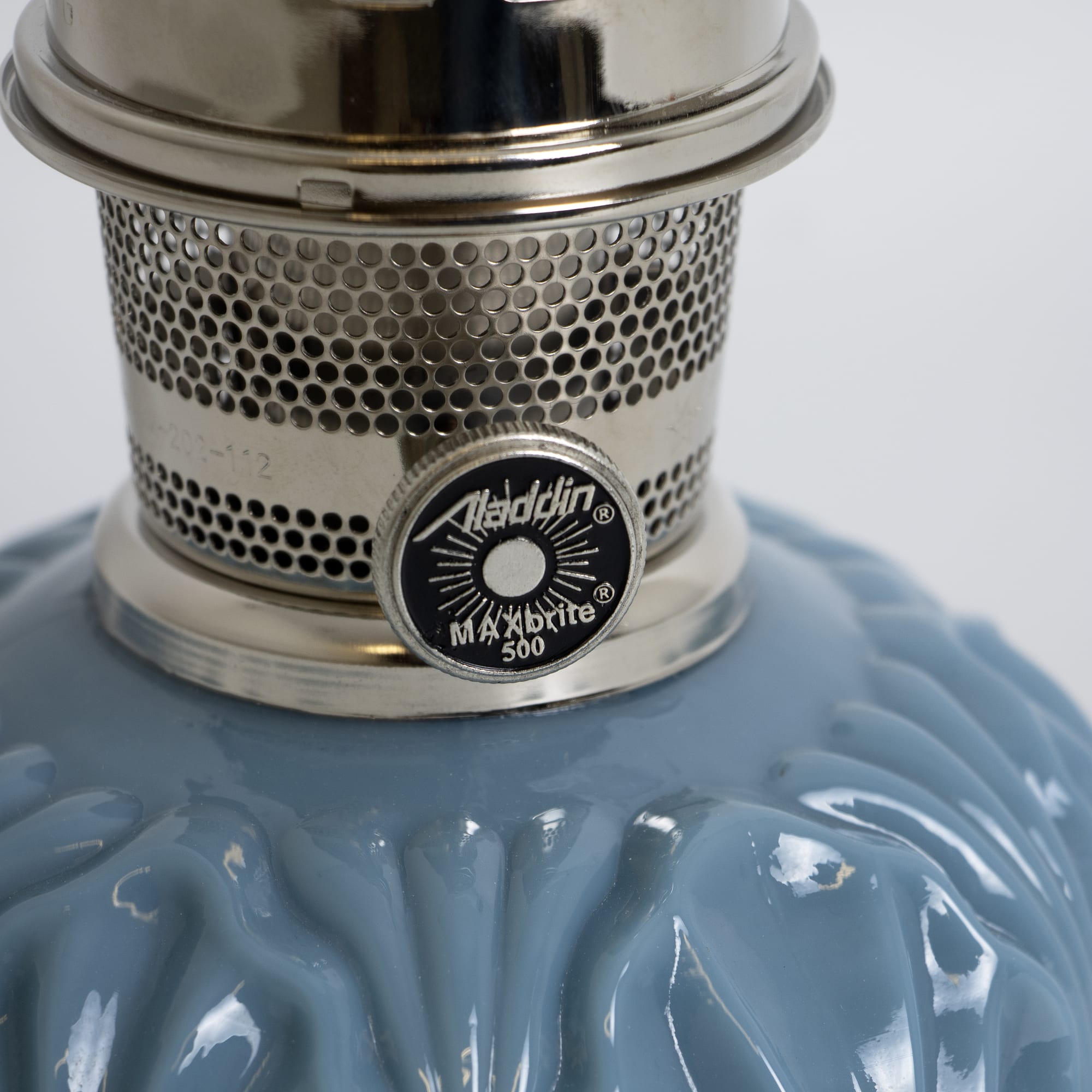 Aladdin Georgia Blue Genie II Shelf Oil Lamp | Lehman's