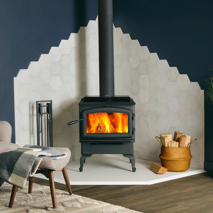 Regency Cascades F2500 Wood Stove - Black Legs