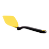Flexible yellow food spatula with a black handle designed for precise flipping and serving, ideal for Kitchen & Food, Kitchen Gadgets, Cooking and Baking Helpers, Best Sellers, and Promo Eligible collections.