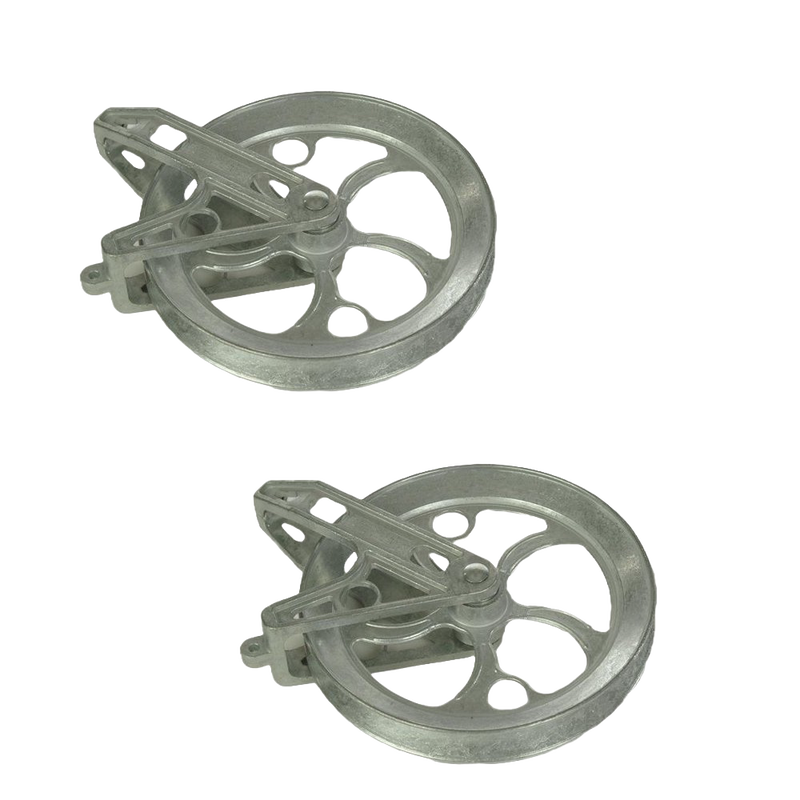 Rustproof zinc pulley with cadmium-plated ball bearings, handcrafted for durability and smooth operation, ideal for Home & Decor, Laundry Supplies, Clothesline Accessories, and Best Sellers.