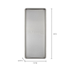 Durable stainless steel freeze drying tray measuring 5.8 by 16.9 inches with raised edges, perfect for Kitchen & Food, Food Preservation, Drying, Best Sellers, and Promo Eligible collections.