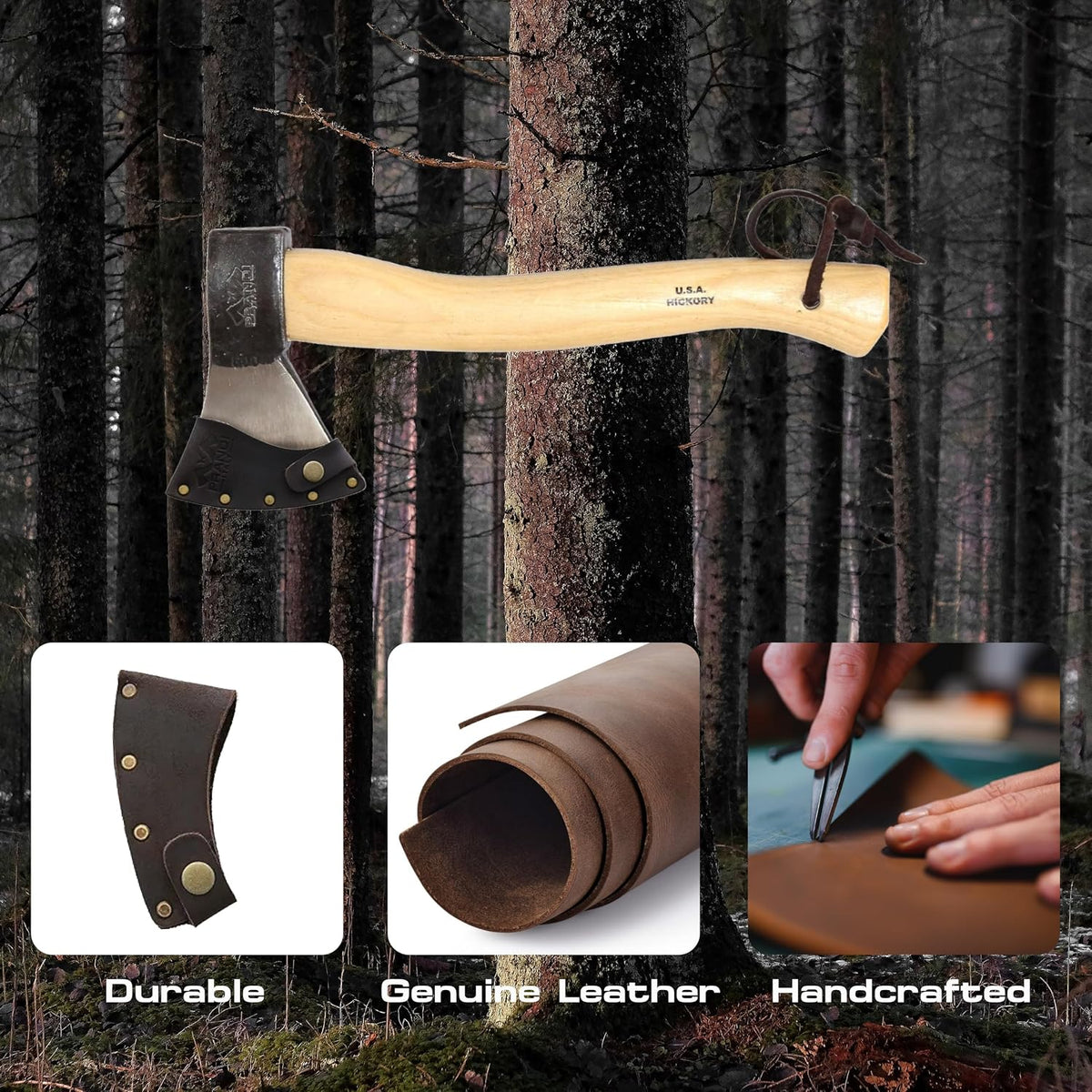 Prandi Leather Cover for German-Style Hatchets