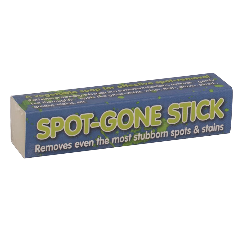 Pack of two vegetable-based pre-wash stain remover sticks designed to treat tough spots like grass, blood, and wine, featured in Home & Decor, Household Cleaning, and Best Sellers collections.