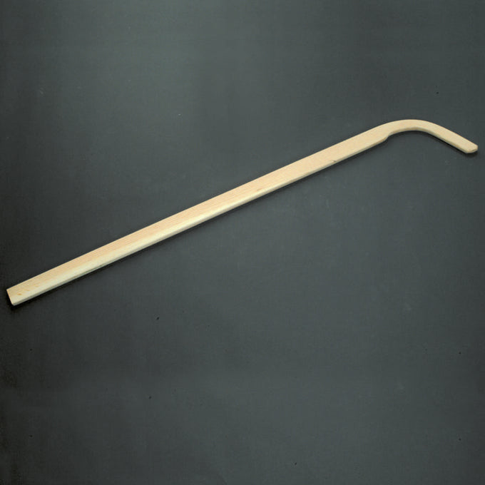 Handcrafted Amish made hardwood cultivator handle with a gently curved end, made in the USA from durable #1 grade wood, featured in Farm, Garden & Tool, Digging and Cultivating, Best Sellers, and Promo Eligible collections.