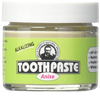 Small handcrafted glass jar of anise-flavored alkalizing toothpaste in a white lid and bright green label, promoting Health & Wellness, Grooming and Personal Hygiene, USA Made, Best Sellers, and Promo Eligible collections.