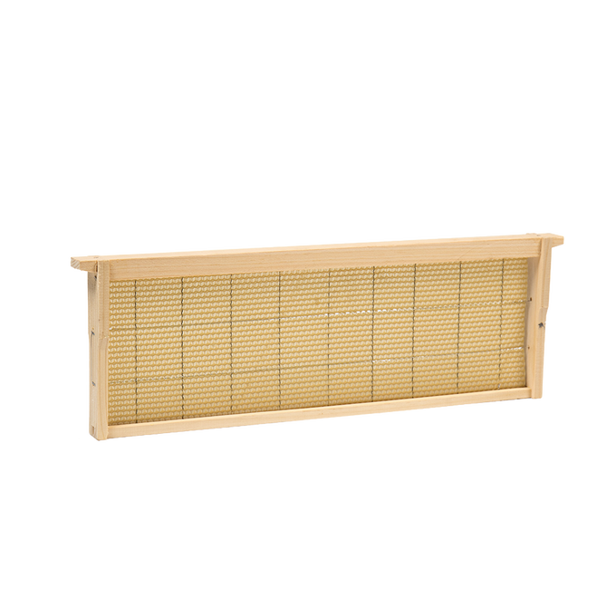 Handcrafted wooden 10-frame beehive frame with foundation sheet, Amish made, part of Farm, Garden & Tool and 10-Frame Hives and Components collections.