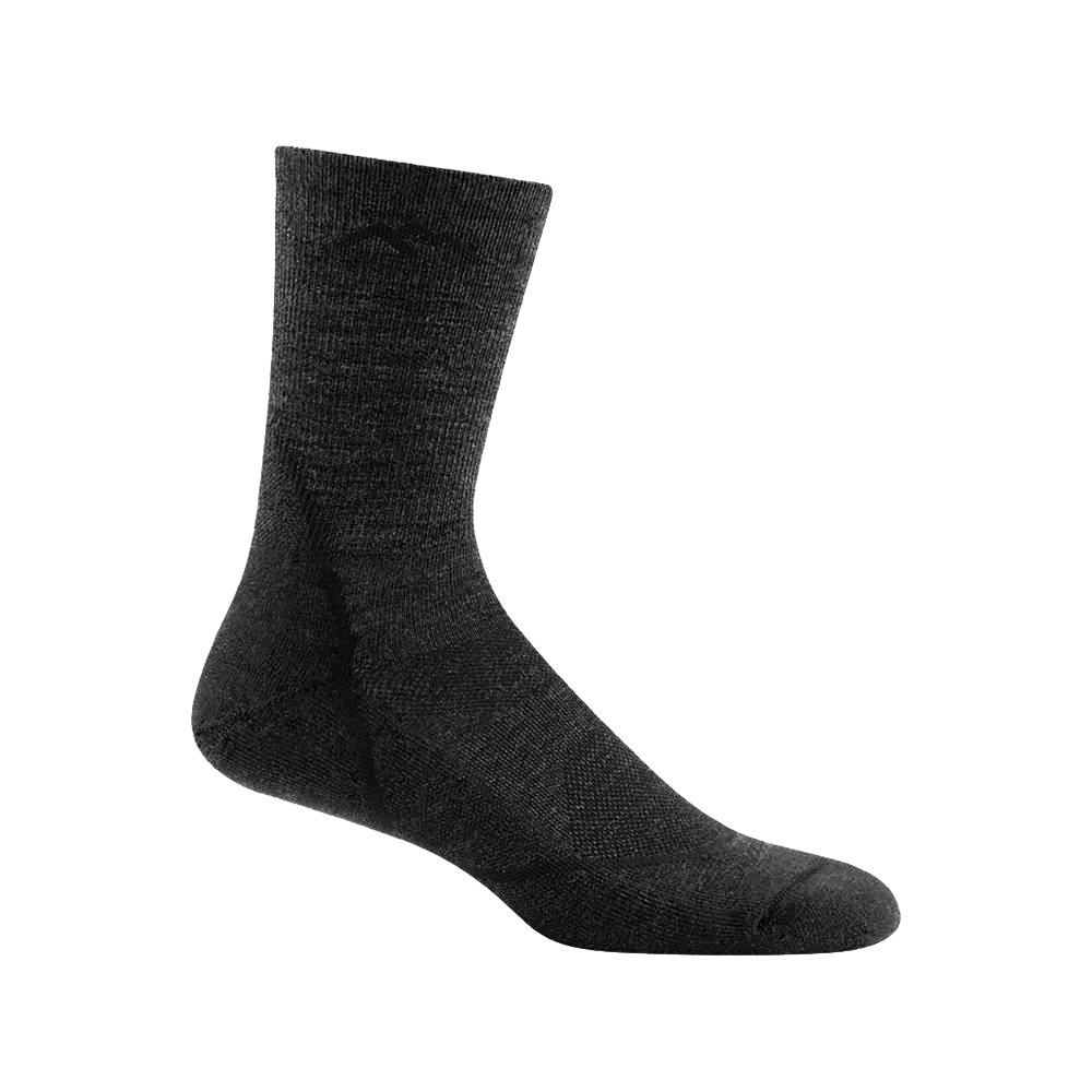 Lightweight men’s hiking sock in dark gray with breathable mesh panels and smooth ribbing, designed for durability and comfort in outdoor activities, suitable for Health & Wellness, Camping, Clothing and Accessories, Best Sellers, Promo Eligible collections.