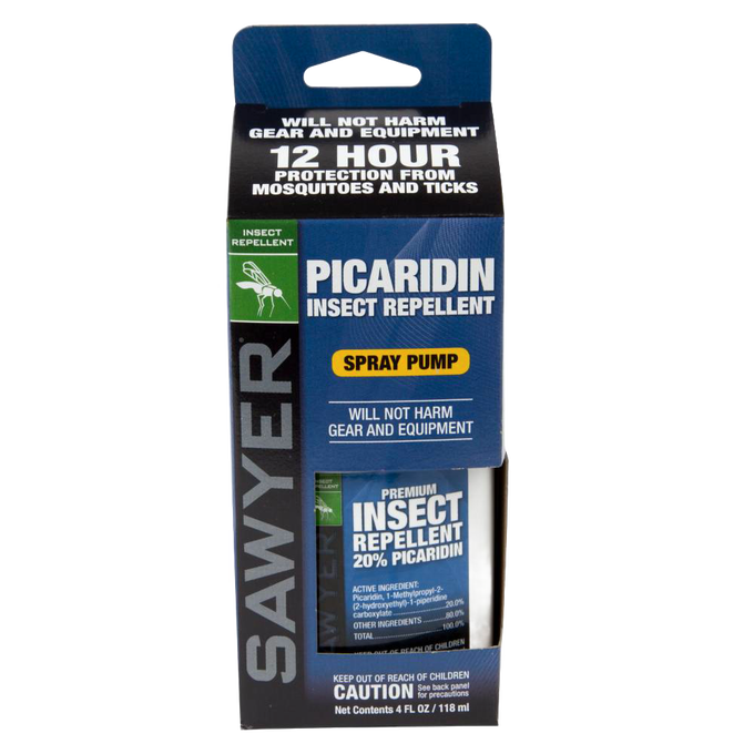 Two-pack of insect repellent spray featuring 20% picaridin for up to 12 hours protection, designed for camping, farm, garden, and outdoor use in Best Sellers and Promo Eligible collections.