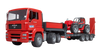 Bruder Toys MAN TGA Low Loader with Manitou Telehandler
