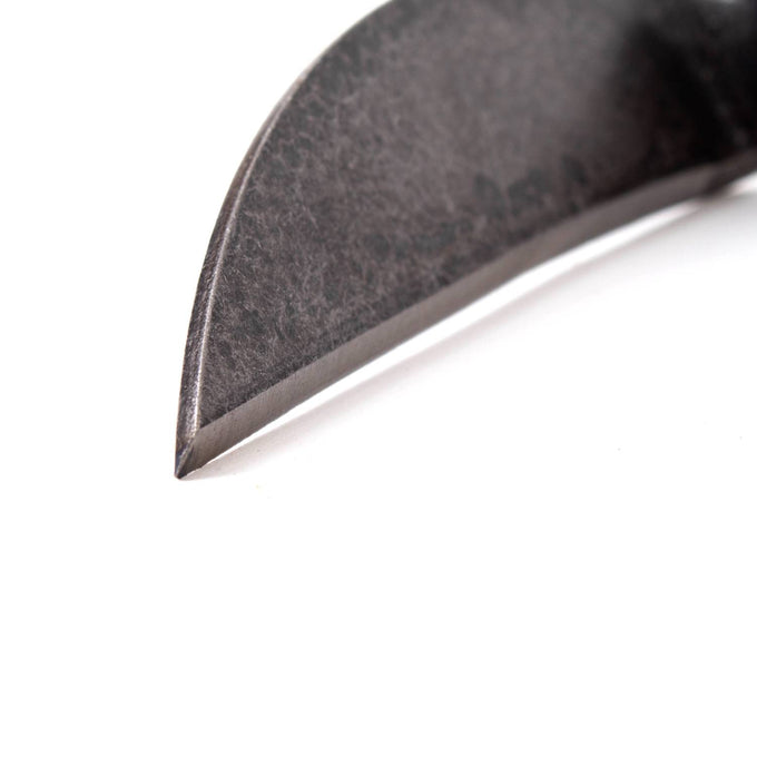 Close-up of a durable double-sided steel garden hoe blade with a sharp edge, designed for effective weed removal in Farm, Garden & Tool, Garden Accessories, Best Sellers, and Promo Eligible collections.