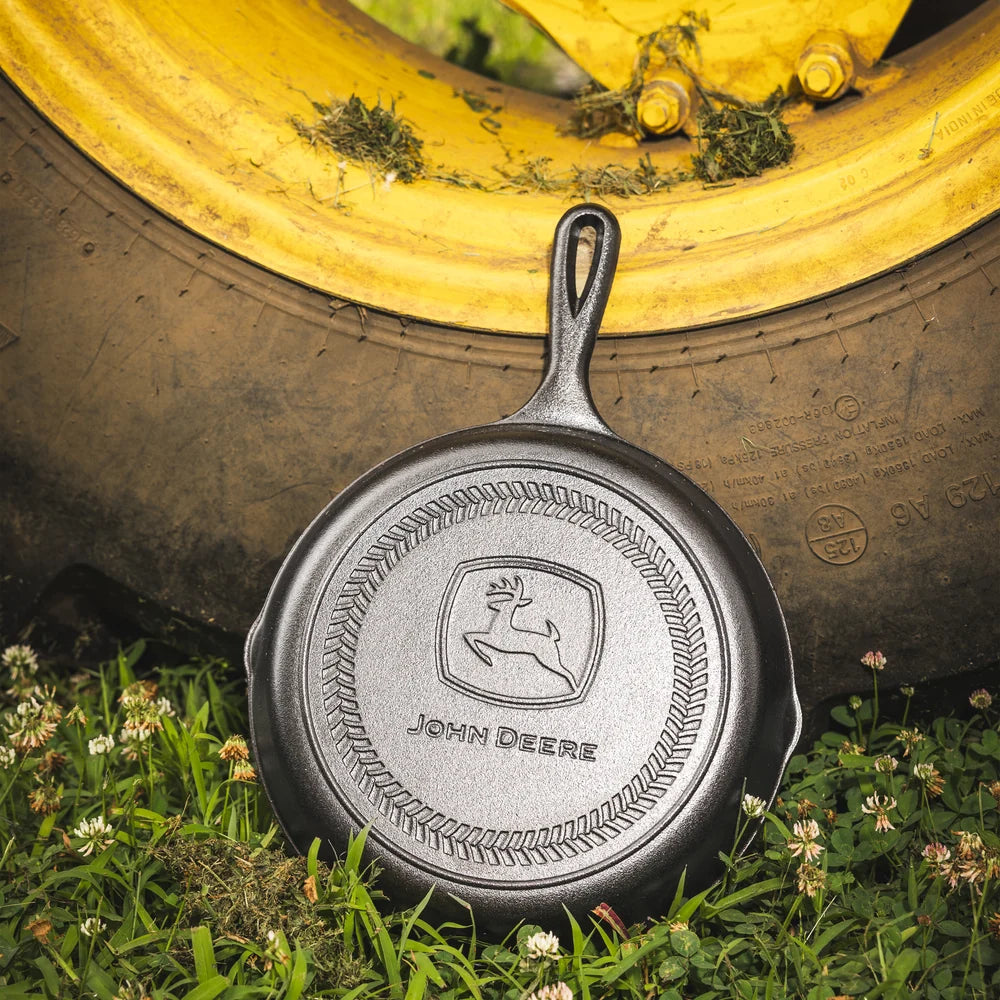Lodge John Deere Logo Cast Iron Skillet - 10.25"