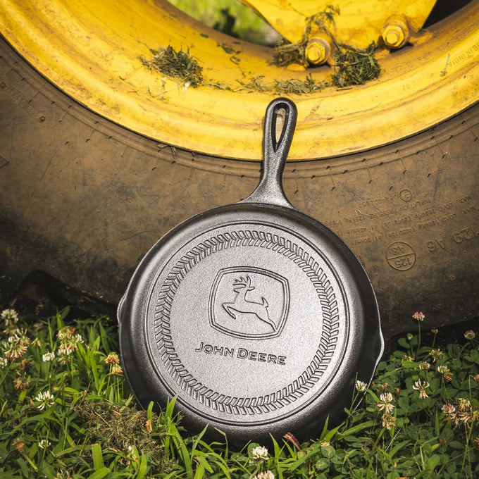Lodge John Deere Logo Cast Iron Skillet - 10.25"