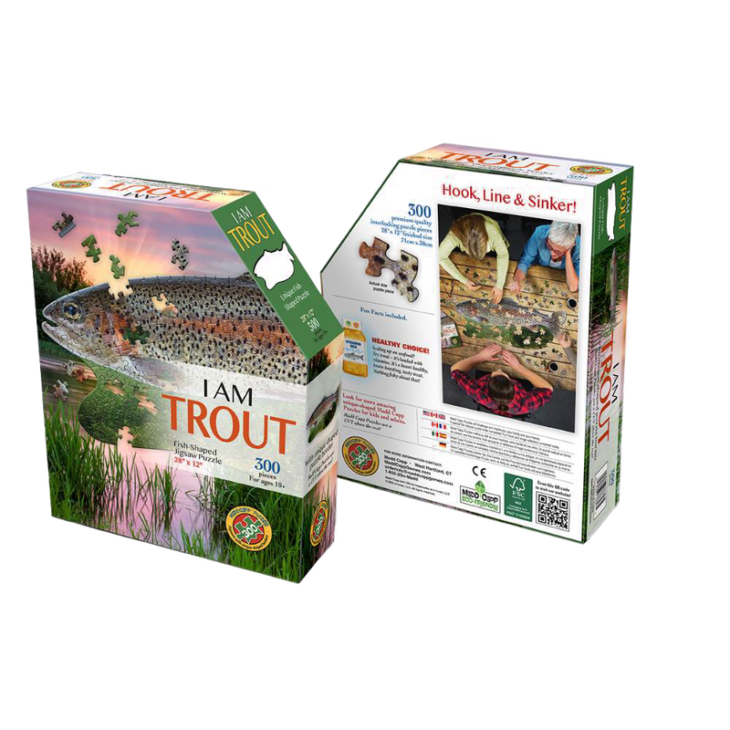 Shaped Jigsaw Puzzle - Trout | Lehman's