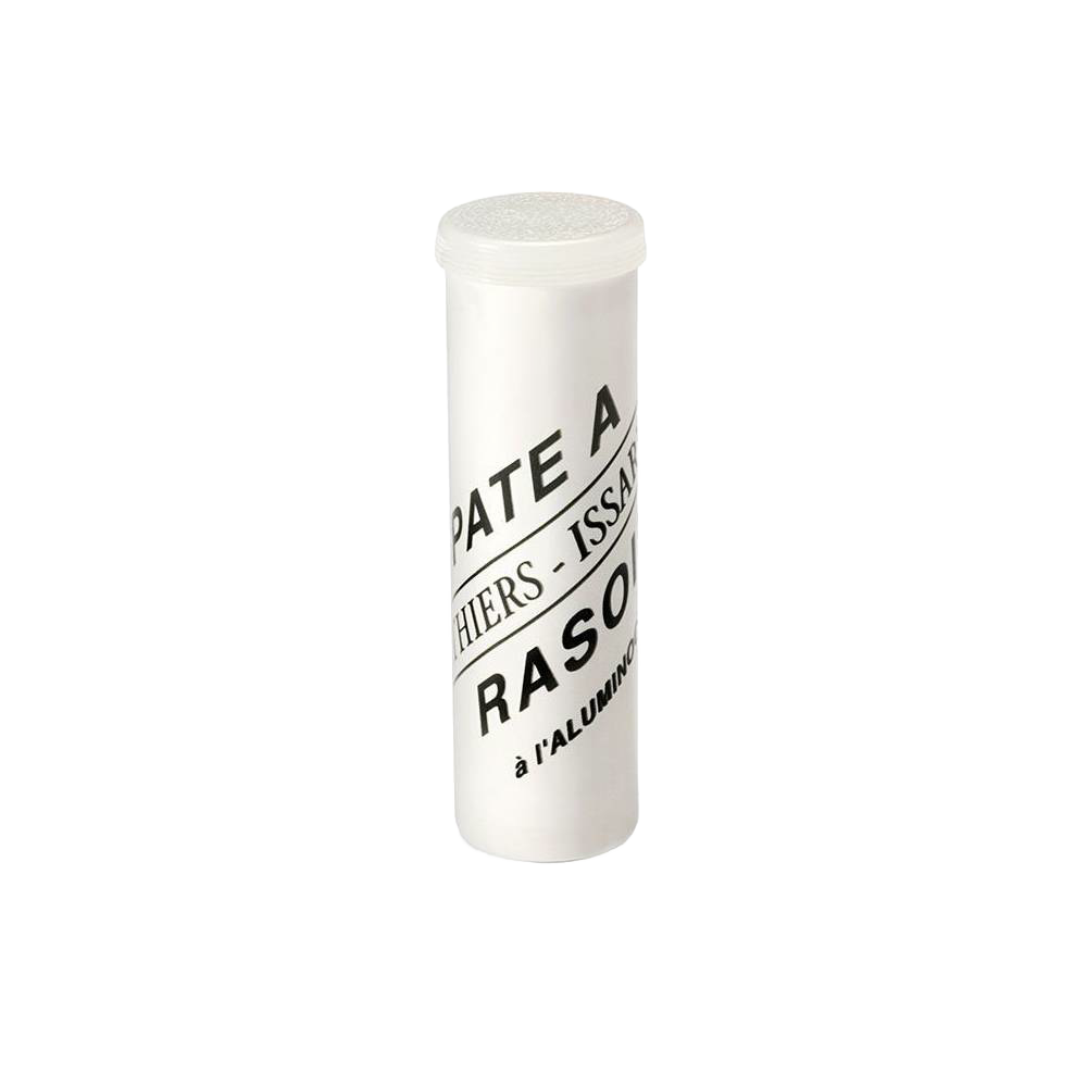 White cylindrical container of paste for lubricating and sharpening leather strops, part of Health & Wellness, Grooming and Personal Hygiene, Best Sellers, and Promo Eligible collections.