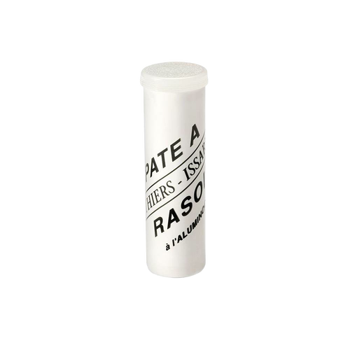 White cylindrical container of paste for lubricating and sharpening leather strops, part of Health & Wellness, Grooming and Personal Hygiene, Best Sellers, and Promo Eligible collections.