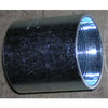 Close-up of a sturdy metal drive coupling with internal threading, designed for joining water pump pipes, featured in appliances, water pumps, and pump parts collections.