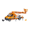 Bruder Toys MB Sprinter Work Platform with Light & Sound