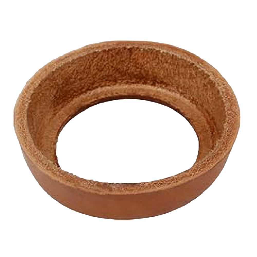 Durable, pliable replacement leather seal for water pump repair, crafted for easy installation and reliable performance in appliances, pump parts and tools collections.
